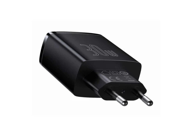 Brzi Punjač BASEUS Compact Quick Charger 2U+C/30W/crna