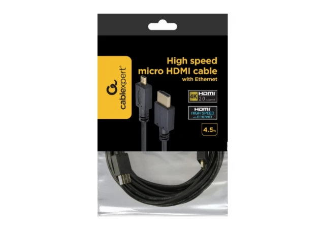 CC-HDMID-15 Gembird HDMI male to micro D-male black kabl4.5 m