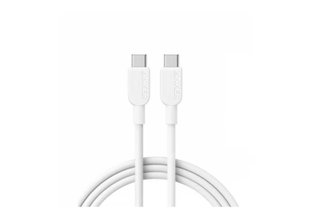 Kabl ANKER USB-C to USB-C 6ft (240W) Braided White