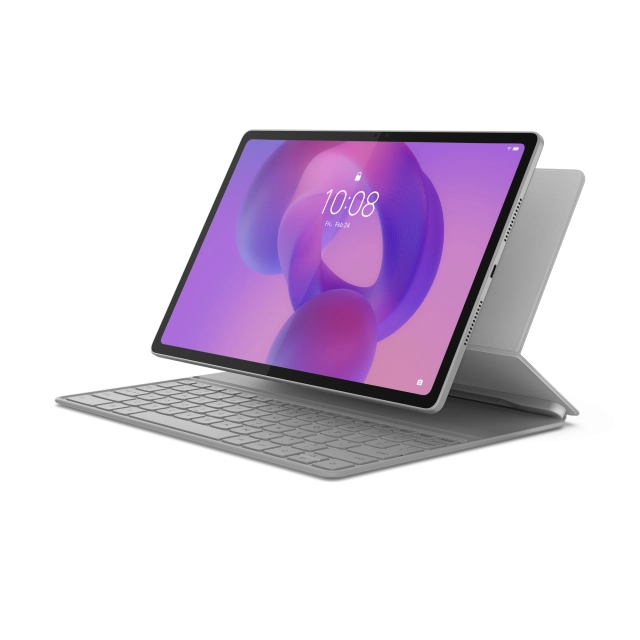 Lenovo Idea Tab Plus TB361FU (Cloud Metal Pen Folio Keyboard) 12.1" 2.5K (2560x1600) IPS 90Hz 800n 96% DCI P3 MTK Dimensity 6400 8 Cores 2.5GHz 256GB mSD (max 2TB) GPS WiFi5 BT5.2 4xSpk Dolby 8.0MP 13MP 10200mAh IP52 Android 15