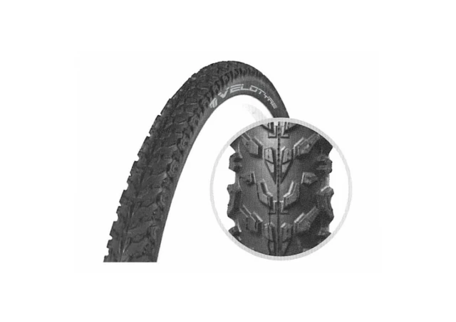 Pneu vélo VTT Hutchinson Python 2 - 27.5x2.10 (52-584) - Noir