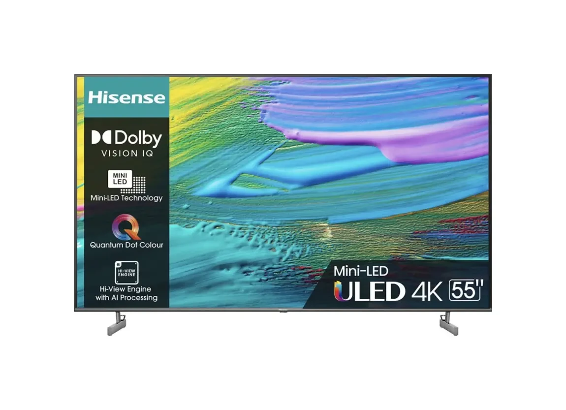 HISENSE 55U6KQ, Mini-LED Smart TV, 55 inča, ULED 4K UHD, Crno-sivi