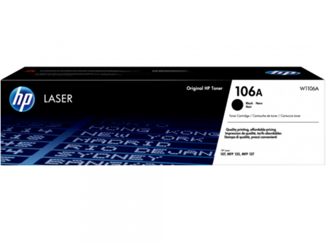 Toner HP 106A Black Original Laser Toner Cartridge