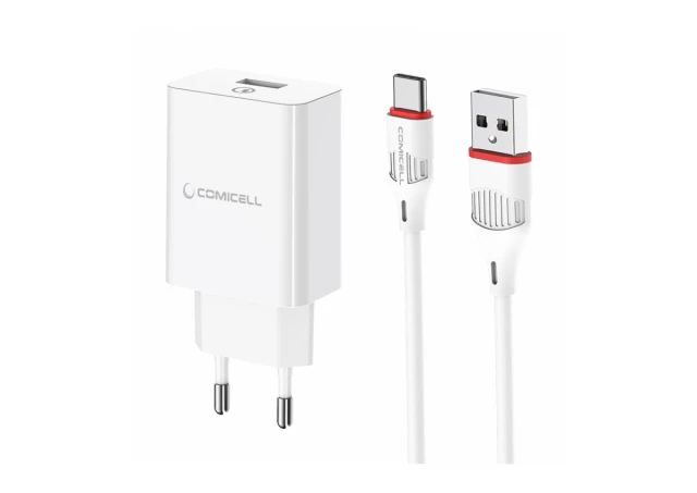 Adapter Punjac COMICELL Superior CO-B21A Fast QC3.0 18W 3A Type C beli ...