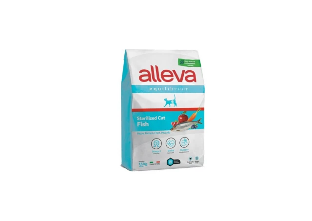 ALLEVA EQUILIBRIUM FISH STERILIZED CAT KG 1.5 P61074 - Cena ...