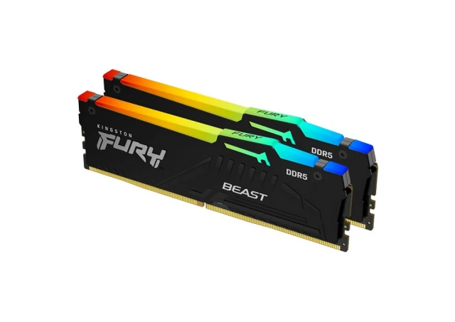 Kingston KF560C30BBAK2-32 DDR5 32GB (2x16GB) 6000MHz [FURY BEAST RGB ...