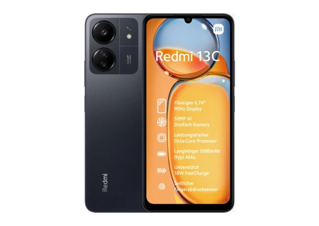 Smartphone XIAOMI Redmi 13C 4GB/128GB/crna